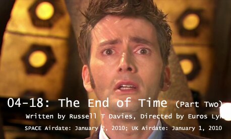 TARDIS File 04-18: The End of Time, Part Two